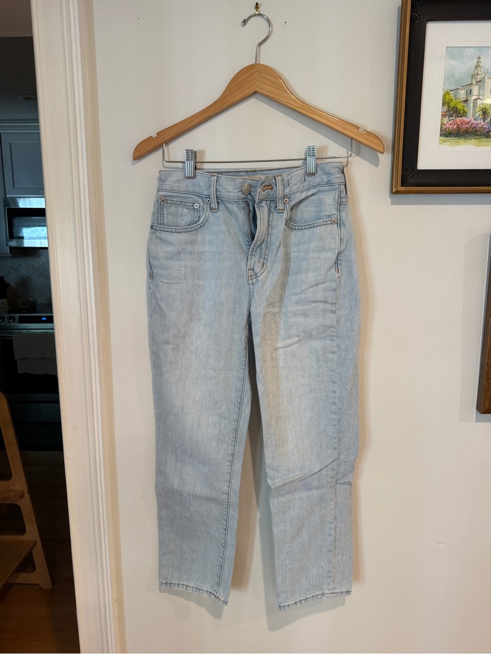 Madewell Light Blue Straight Leg Jeans